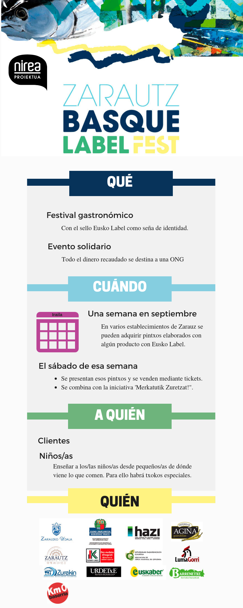 festival gastronómico Basque Label Fest se celebra anualmente en Zarauz