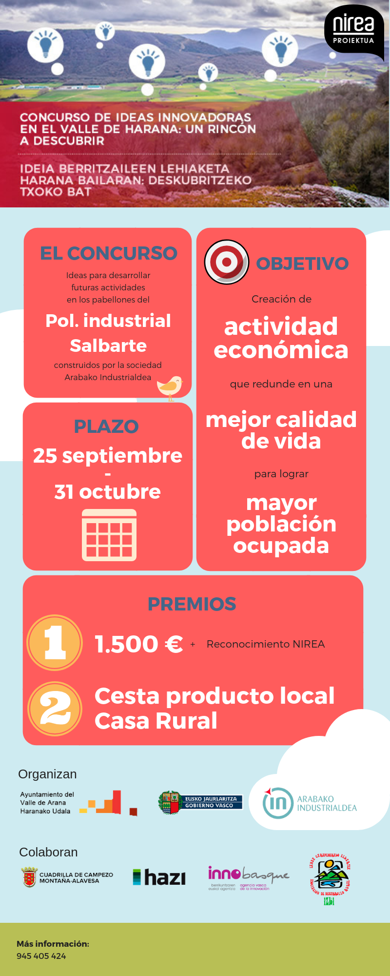 Concurso de ideas innovadoras en el Valle de Arana: un rincón a descubrir