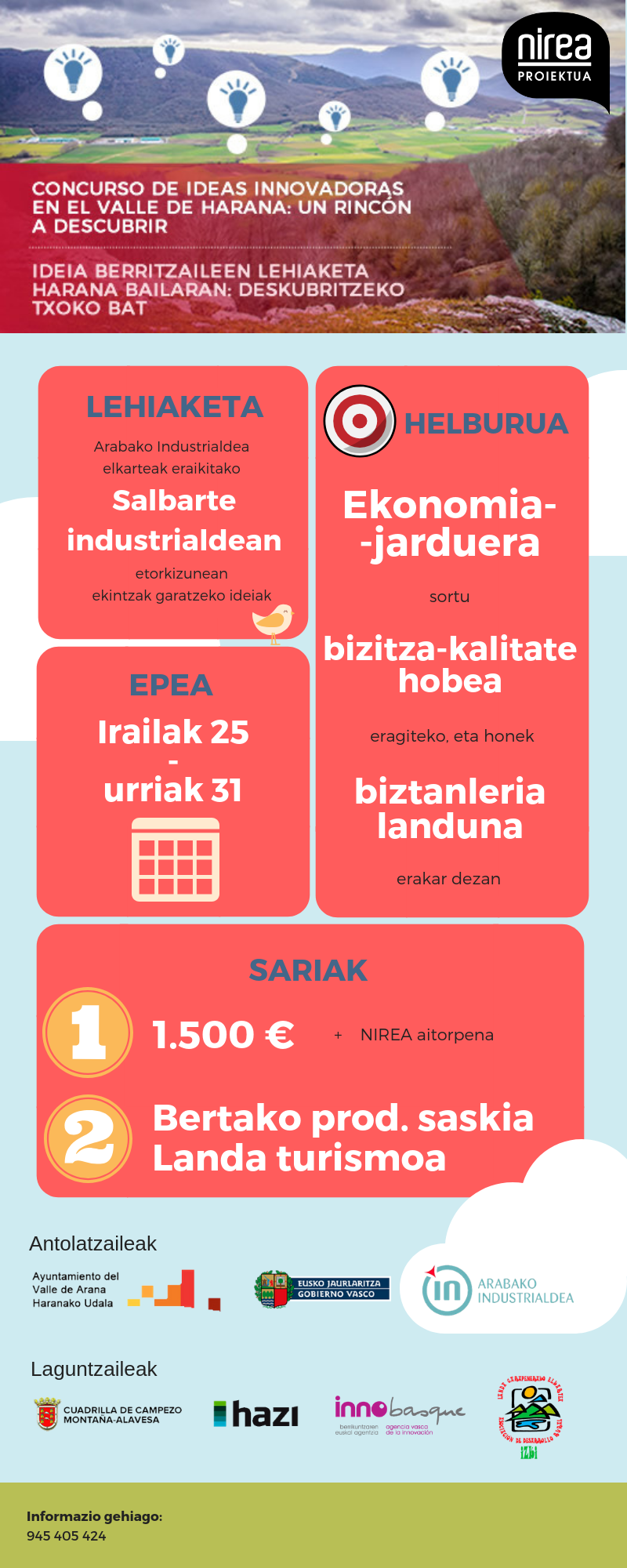 Ideia berritzaileen lehiaketa Harana Bailaran