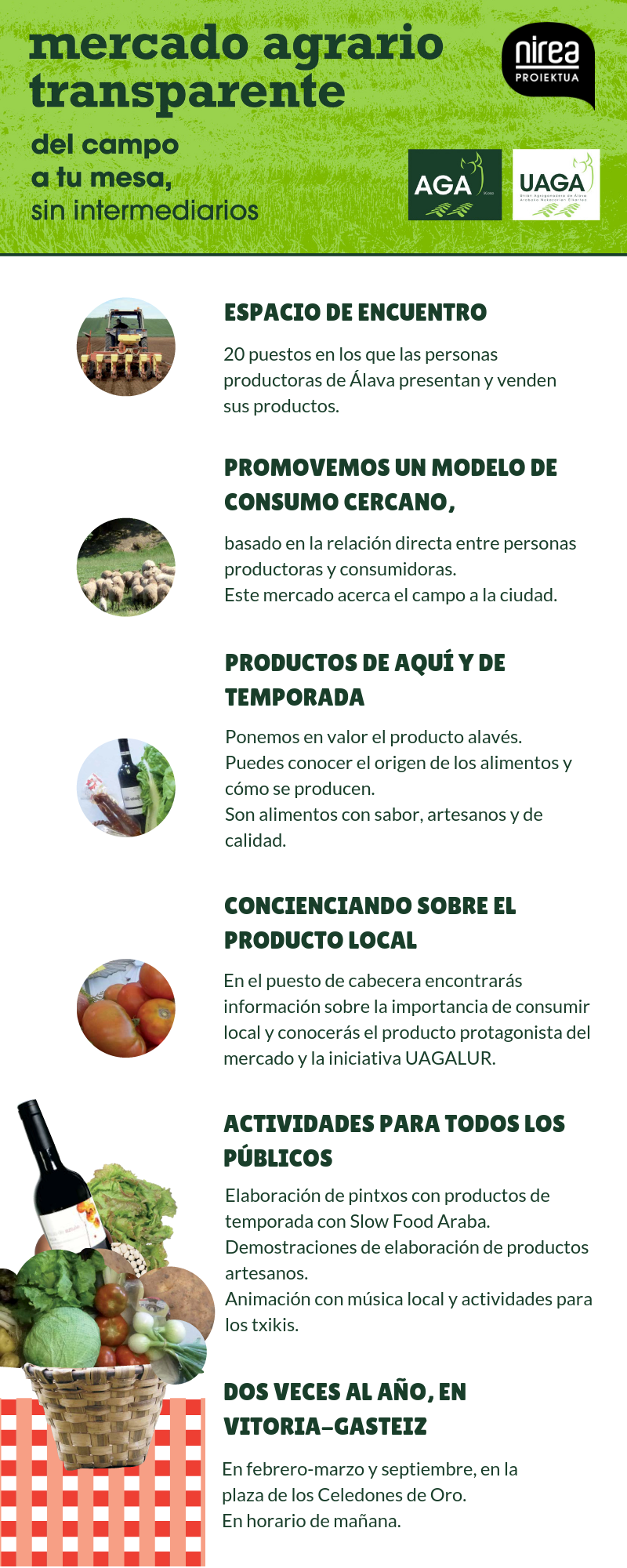 Mercado Agrario Transparente en Vitoria-Gasteiz